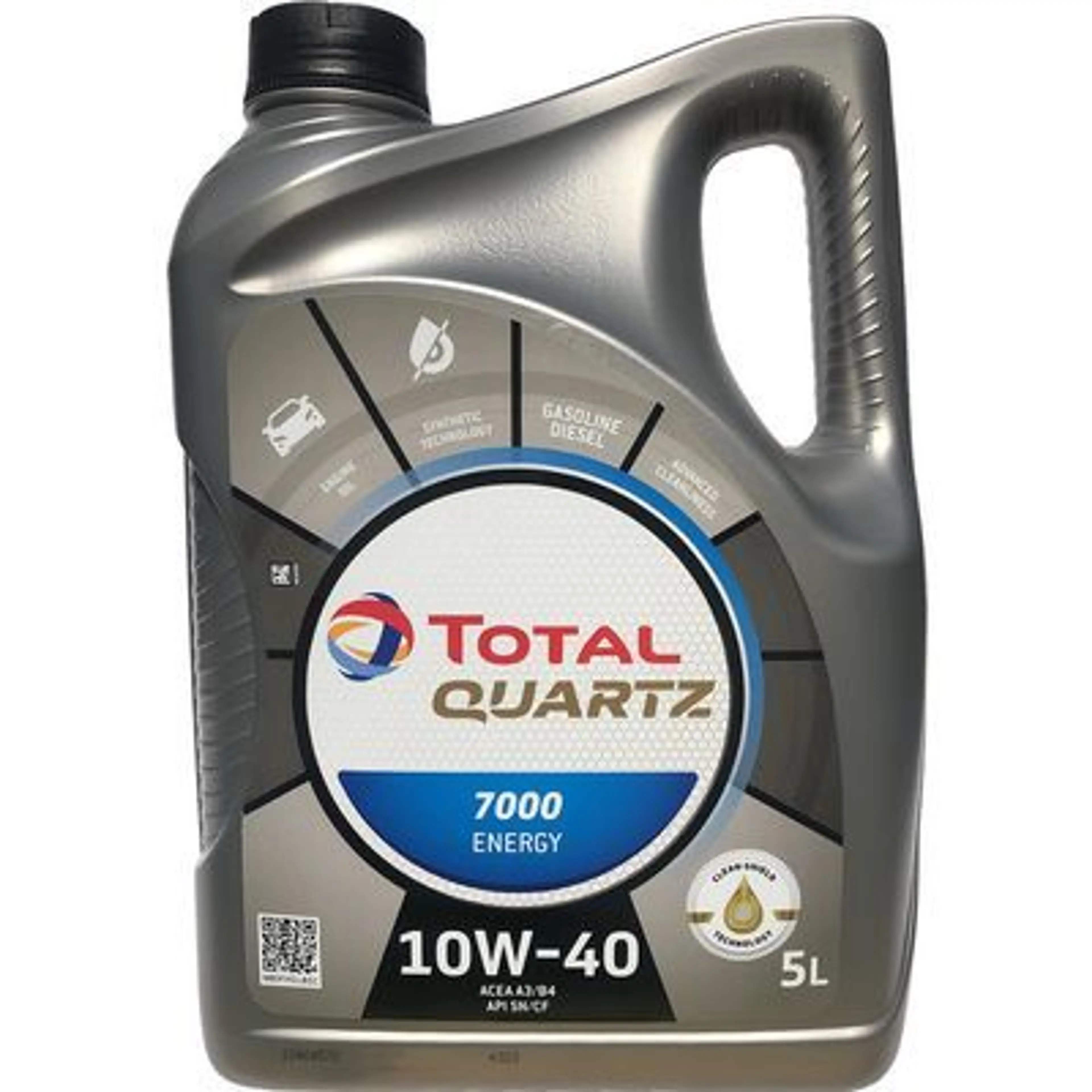 TOTAL 10W40 QUARTZ 7000 ENERGY 5 L