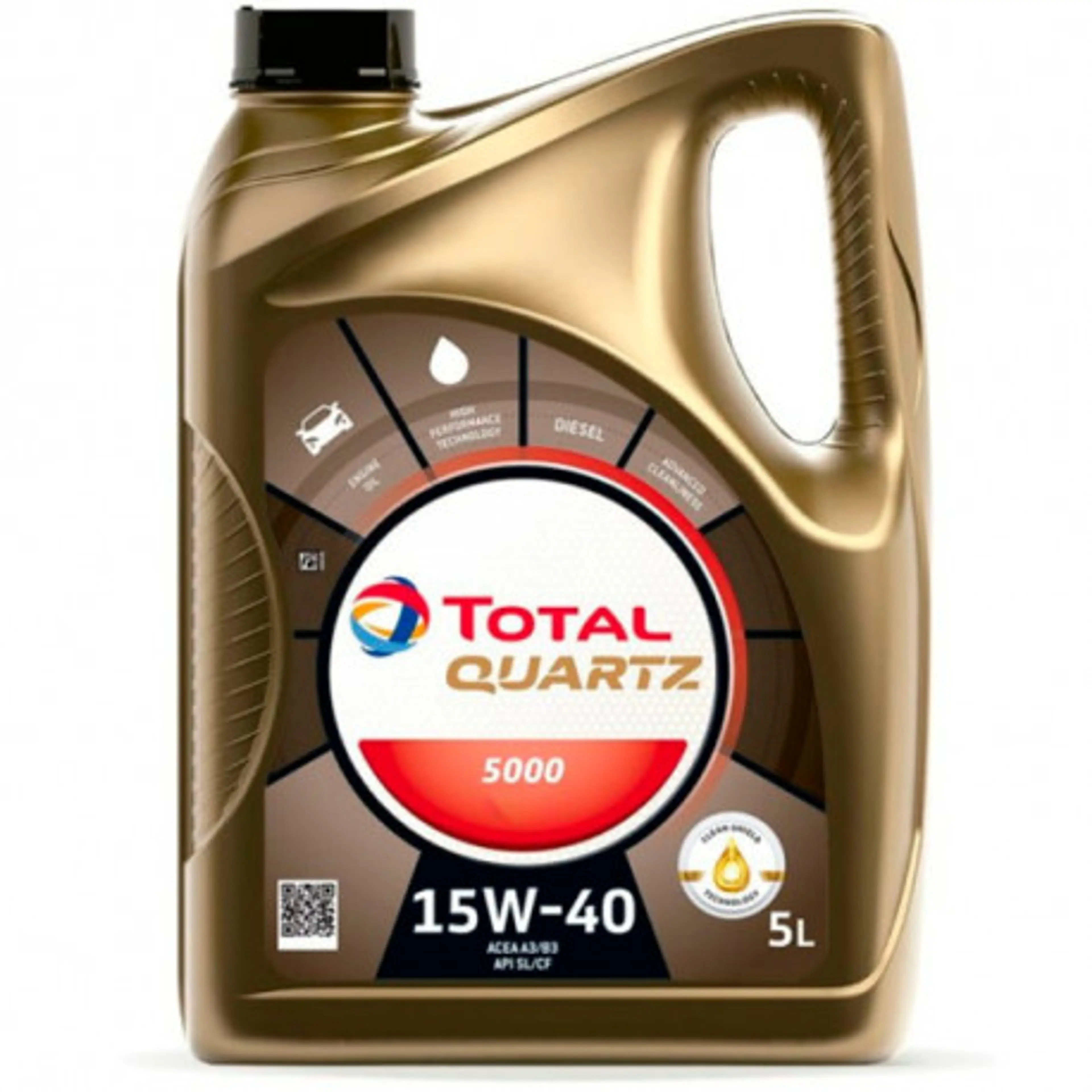 TOTAL 15W40 QUARTZ 5000 5 LITROS