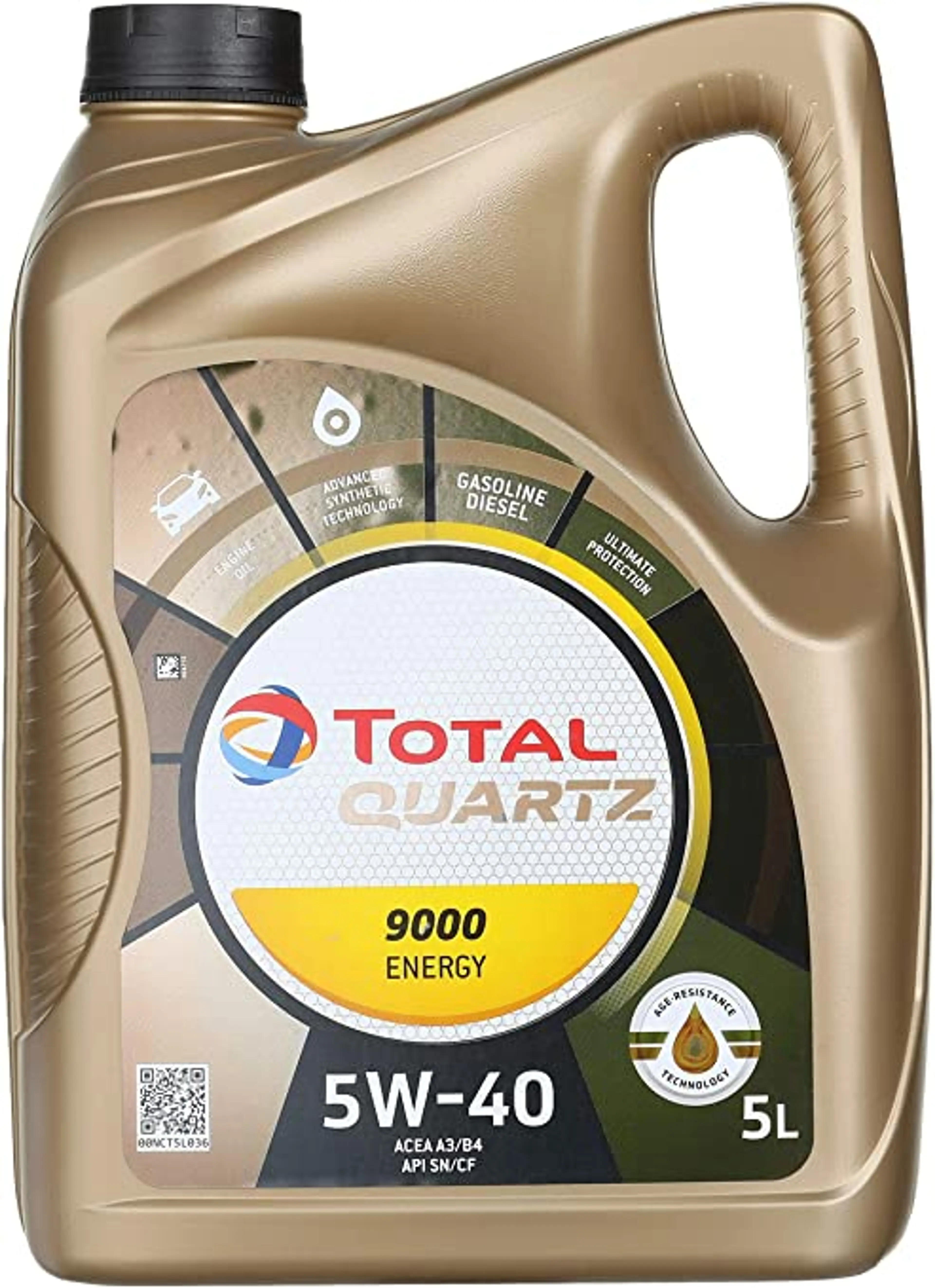 TOTAL 5W40 QUARTZ 9000 ENERGY 5 L