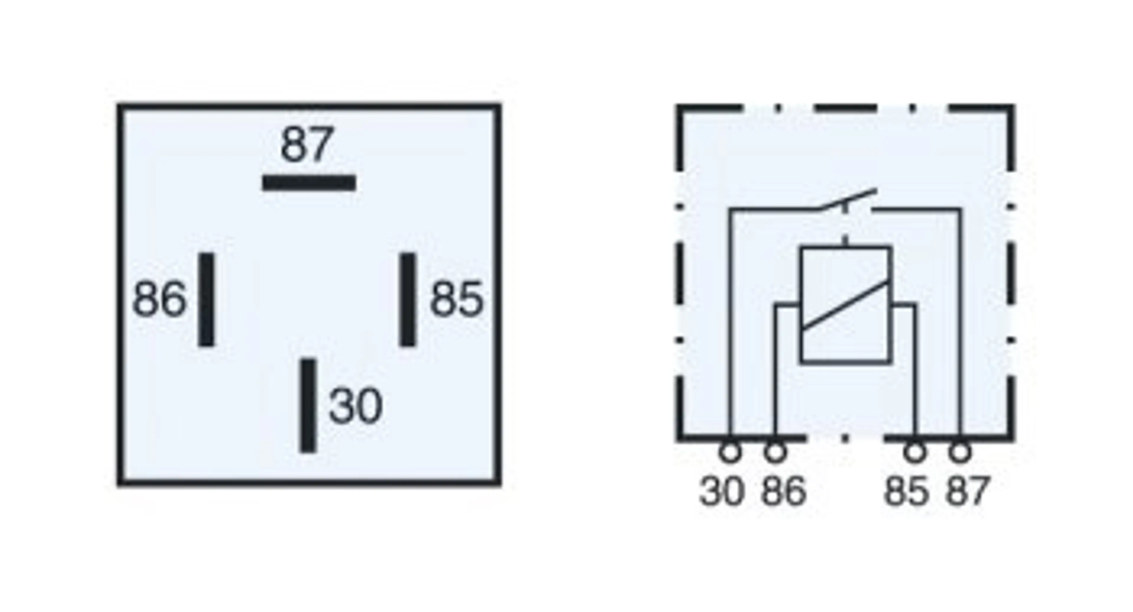 RELE INVERSOR 12V 30A 4P.