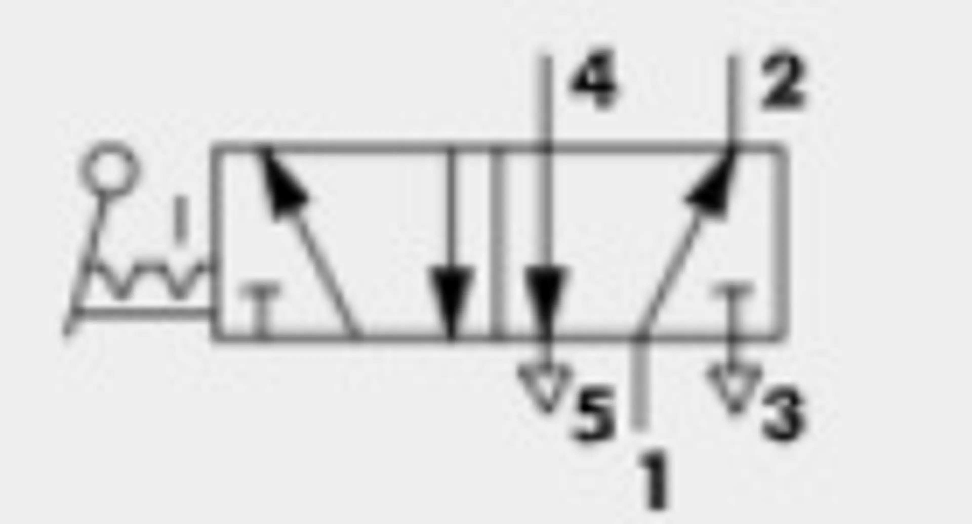 VALV. MAN. PAL. 90º 5/2V 1/8" C/ENC