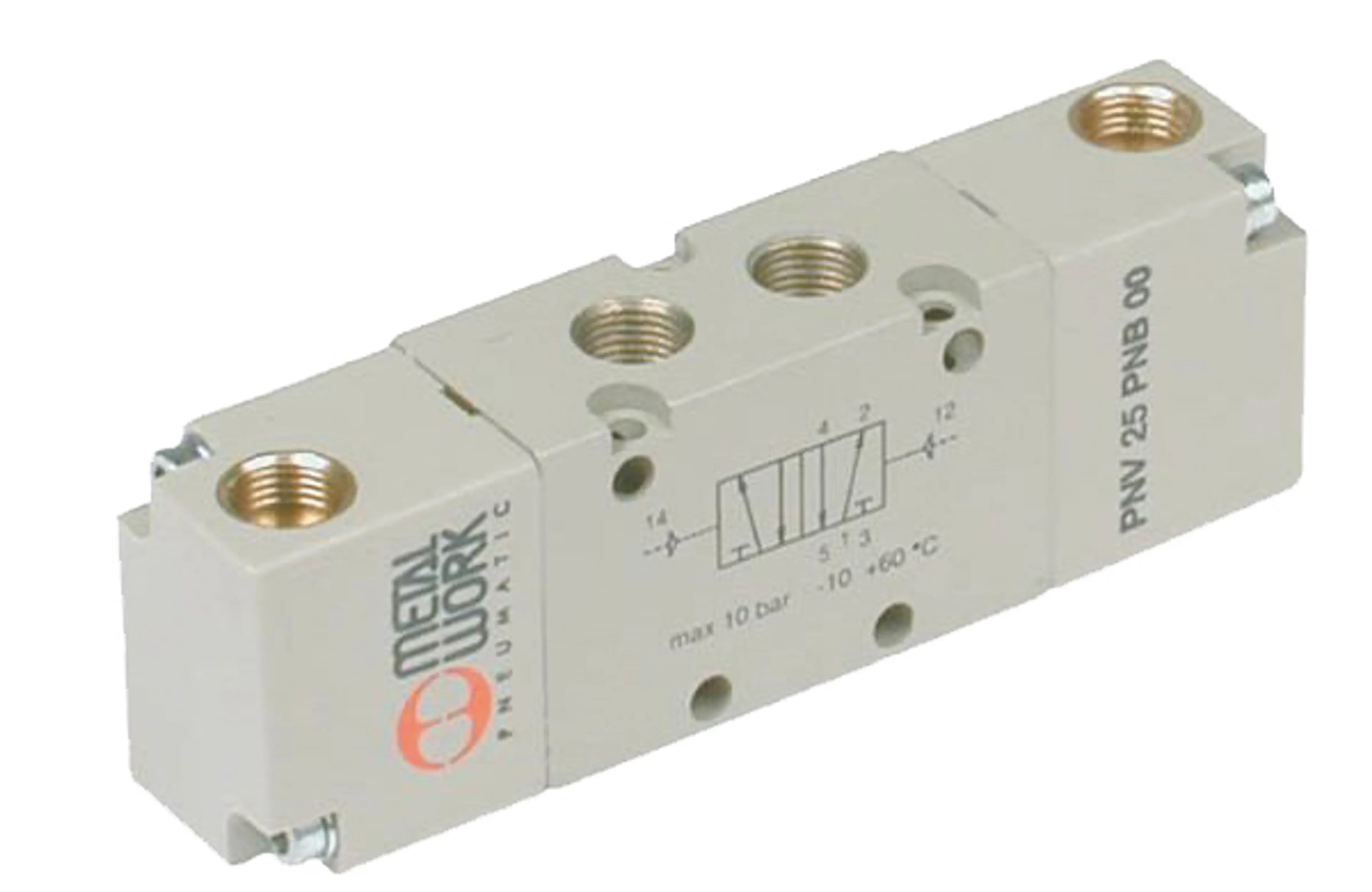 VALVULA 5/2V 1/4" PIL. NEUMA. BIEST