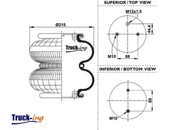 FUELLE SUSPENSION NEUMATICA