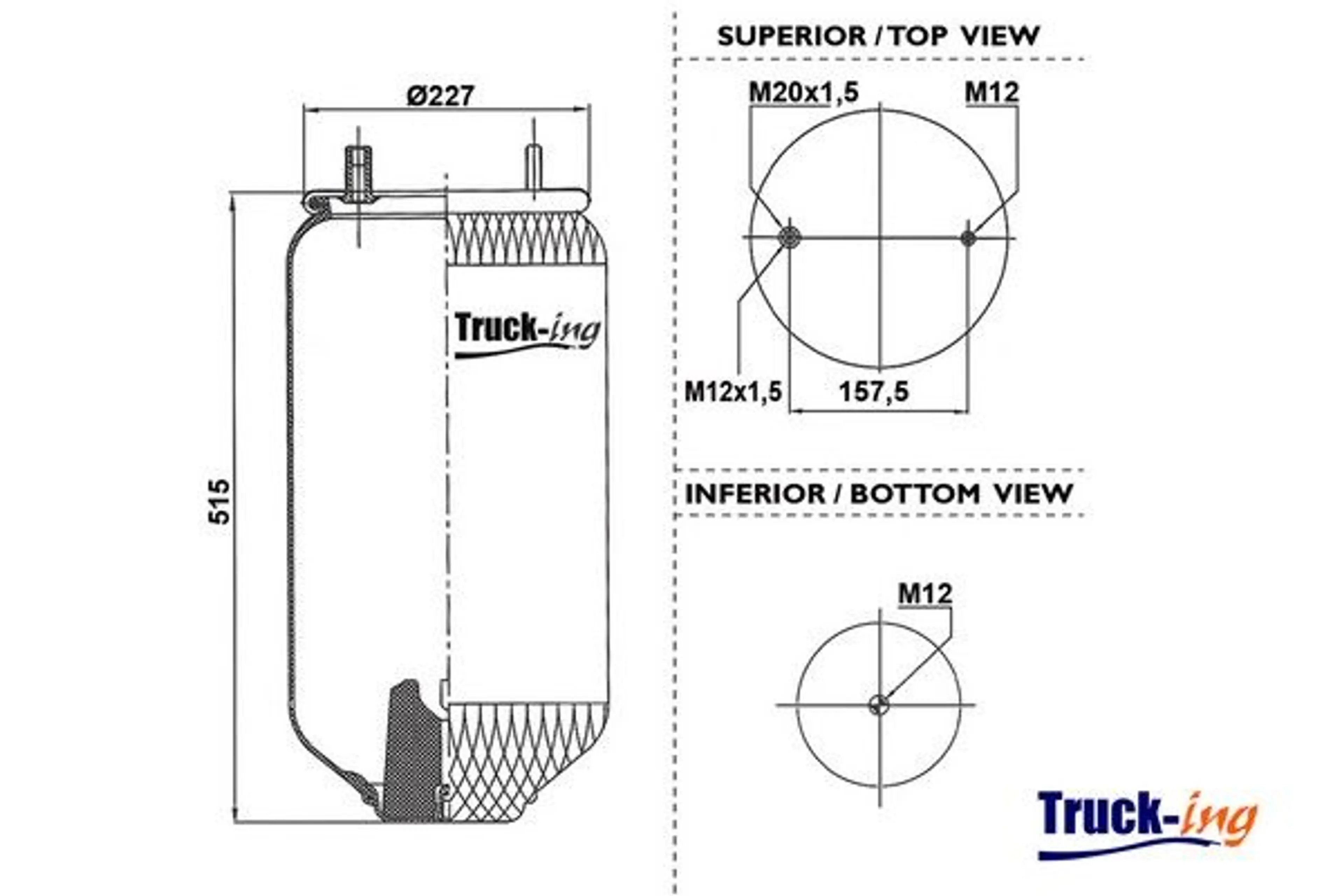 FUELLE SUSPENSION NEUMATICA