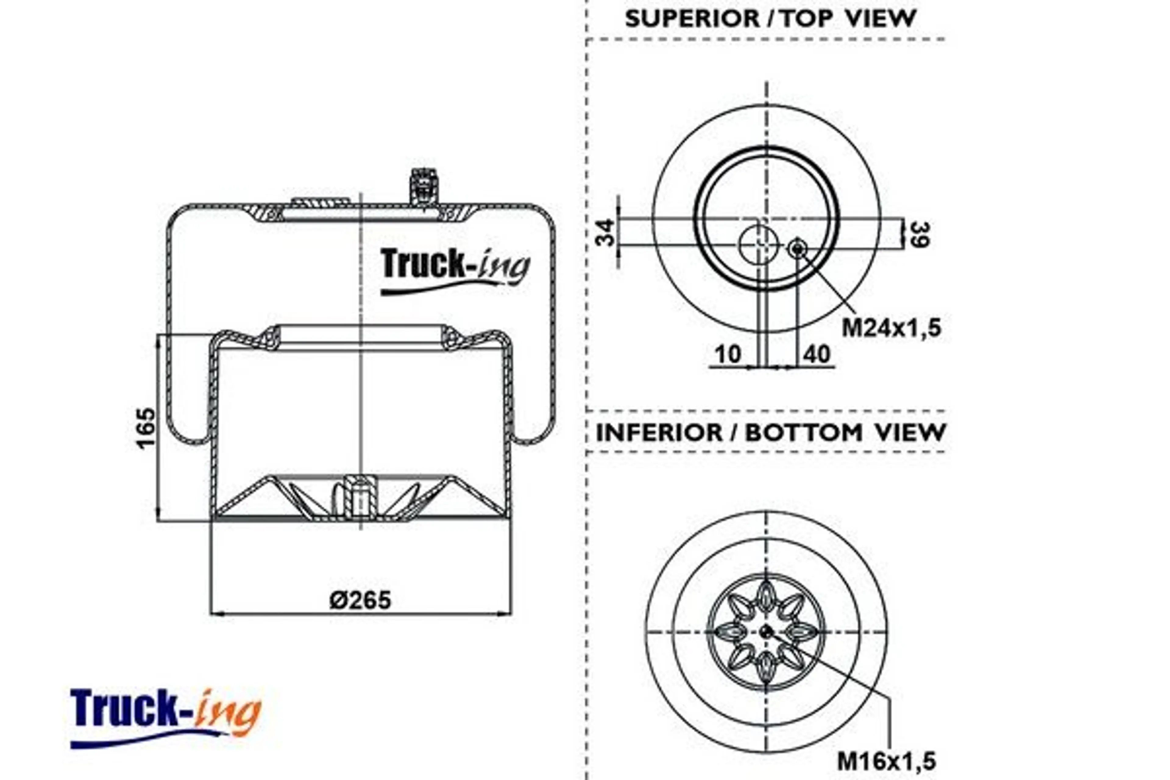 FUELLE SUSPENSION NEUMATICA