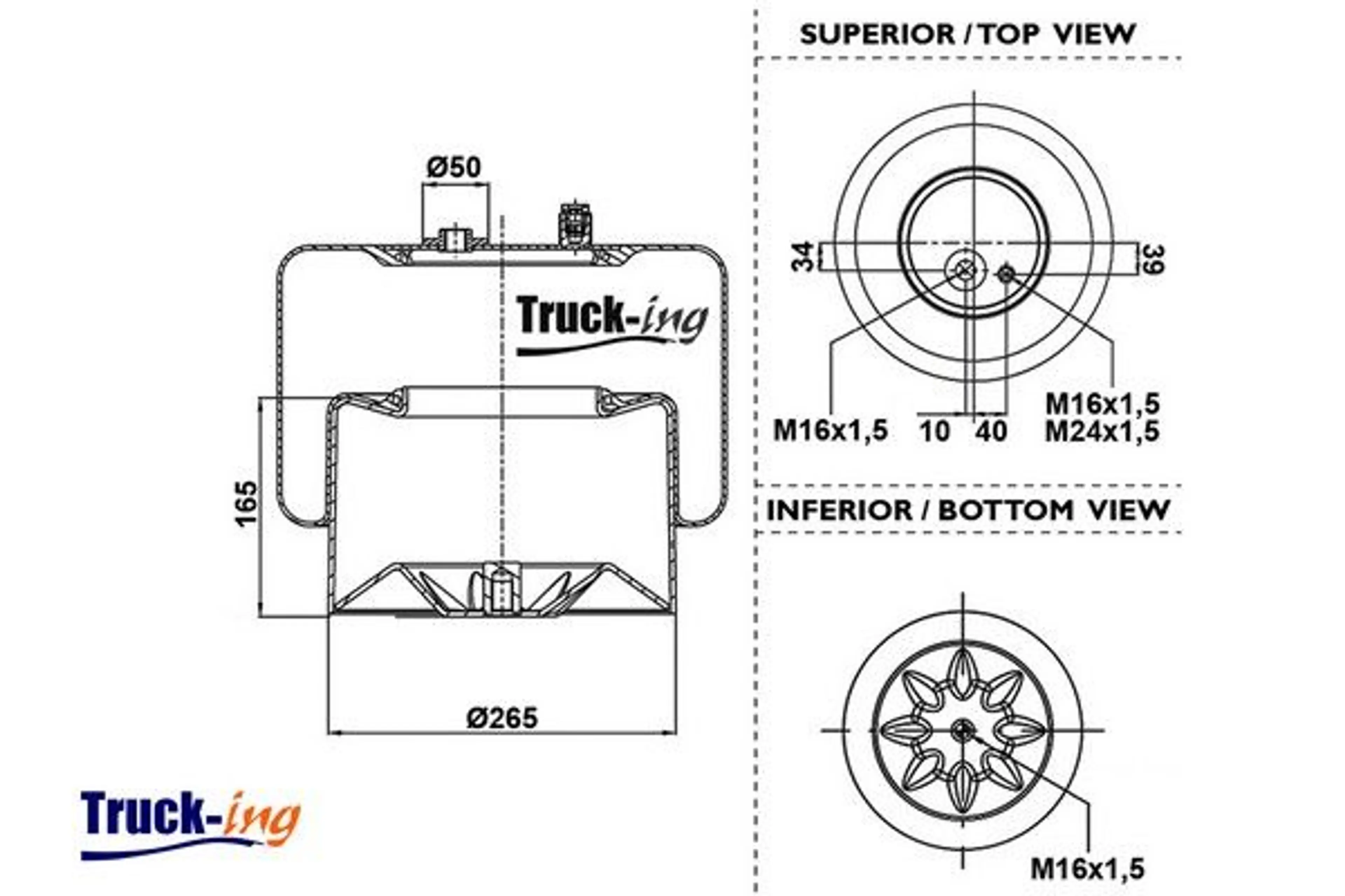 FUELLE SUSPENSION NEUMATICA