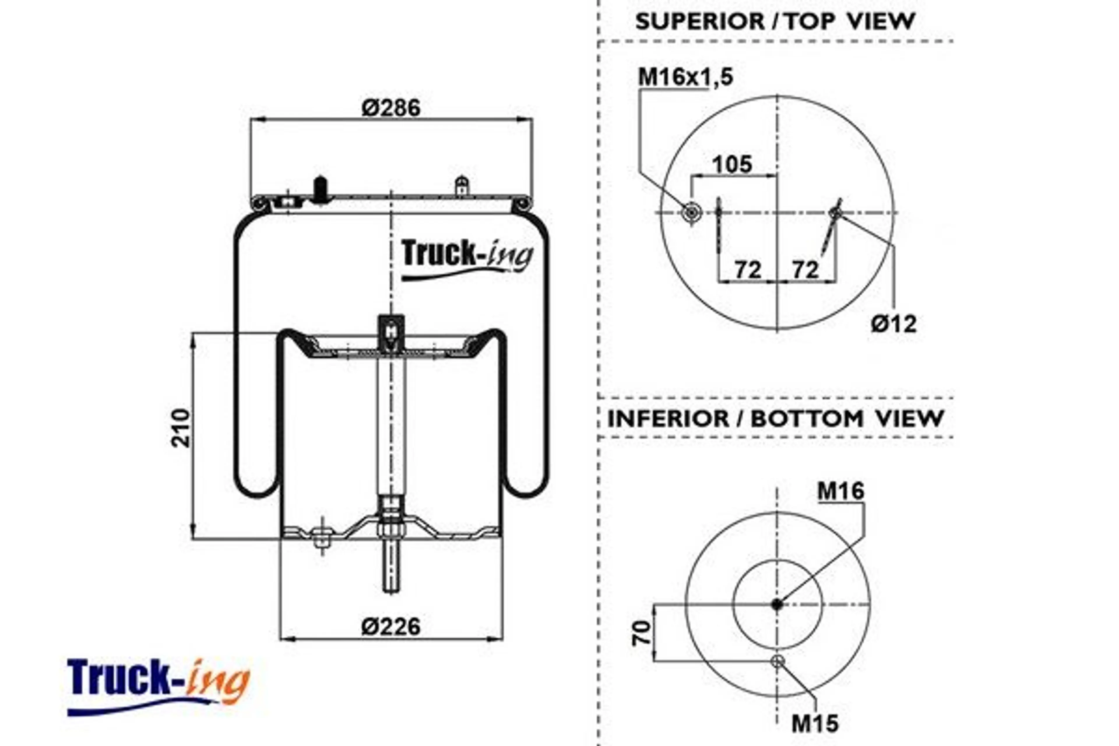 FUELLE SUSPENSION NEUMATICA