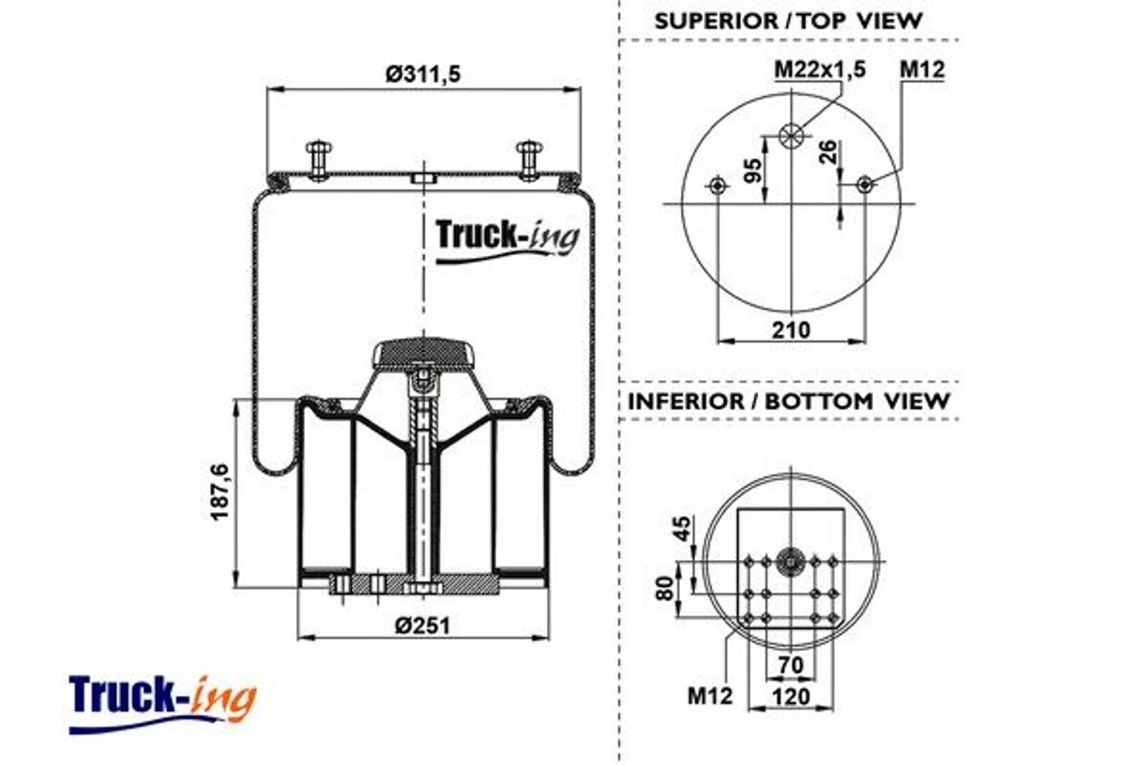 FUELLE SUSPENSION NEUMATICA