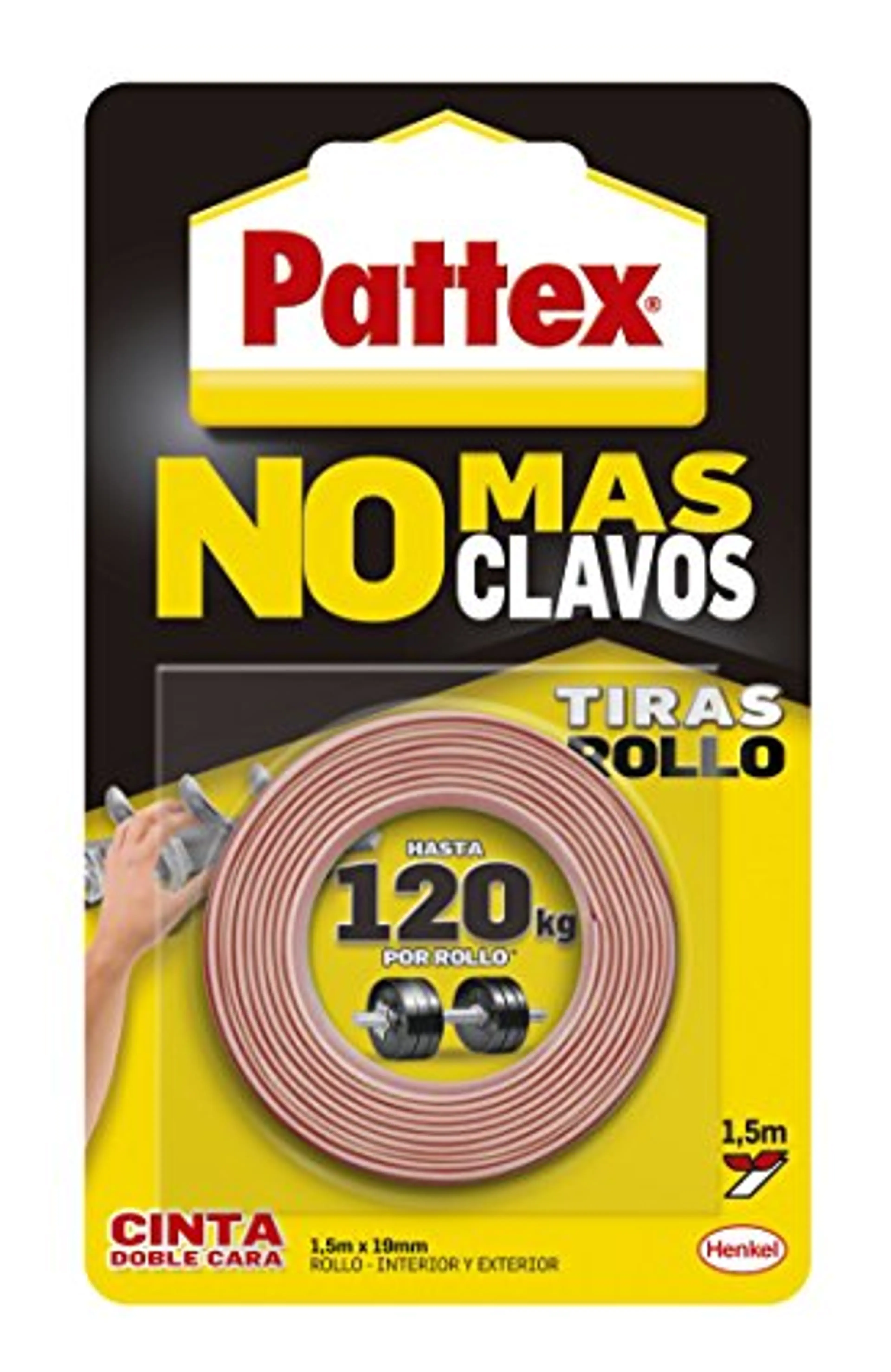 CINTA DOBLE CARA PATTEX ROJA