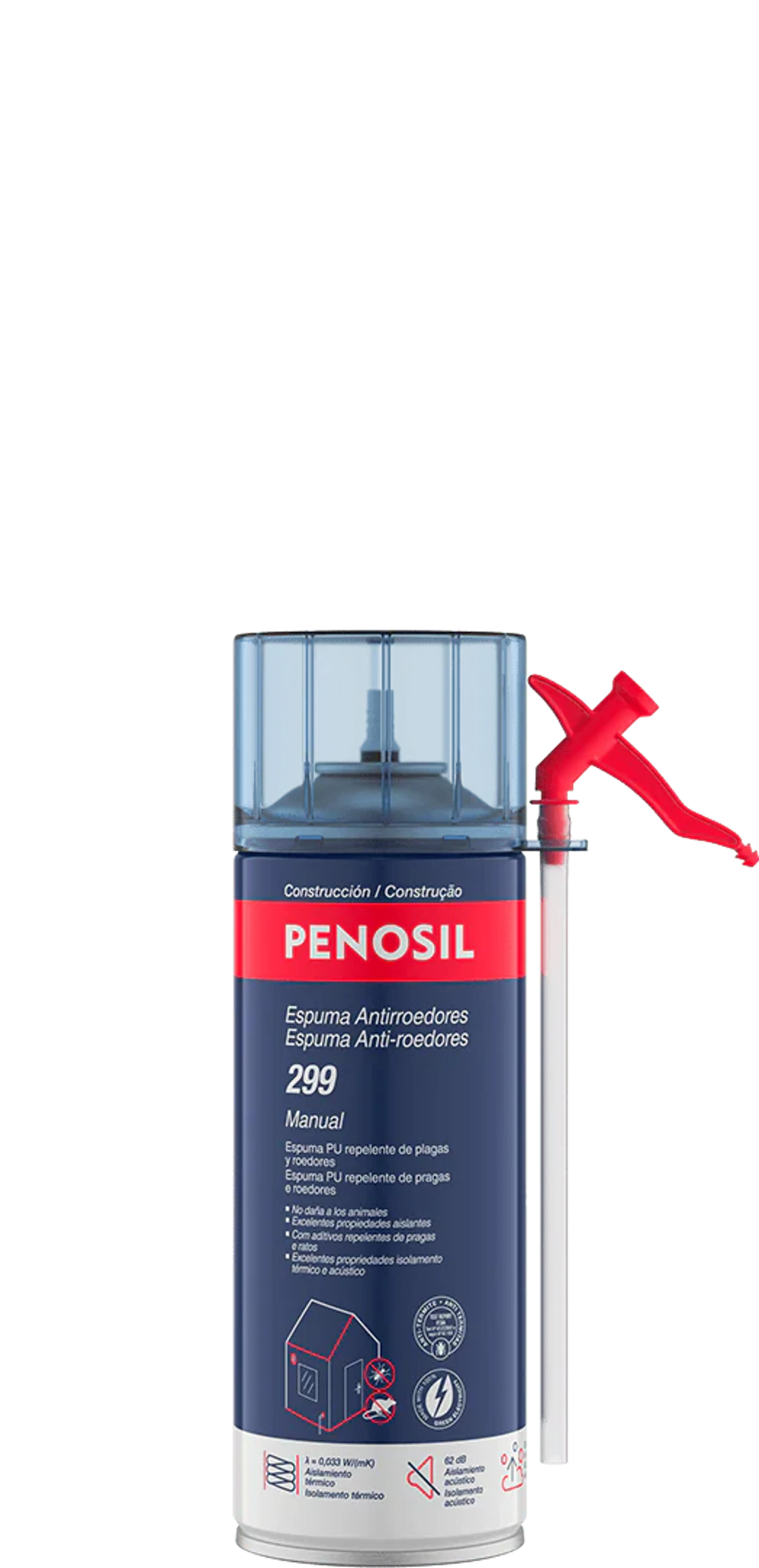 PENOSIL ESPUMA ANTIRROEDORES 365ML