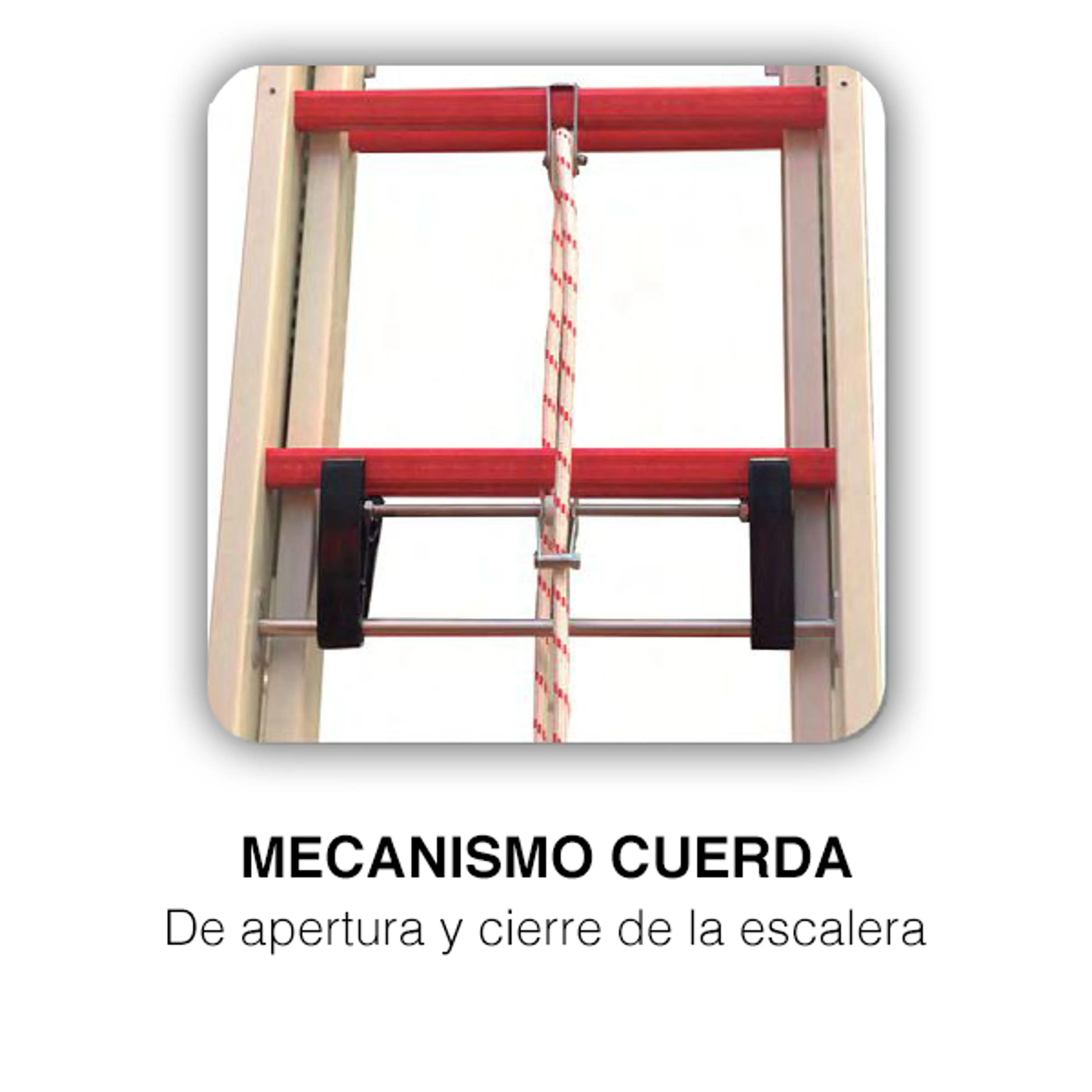 ESCALERA VOLTA CORDA 2X10 PELDAÑOS