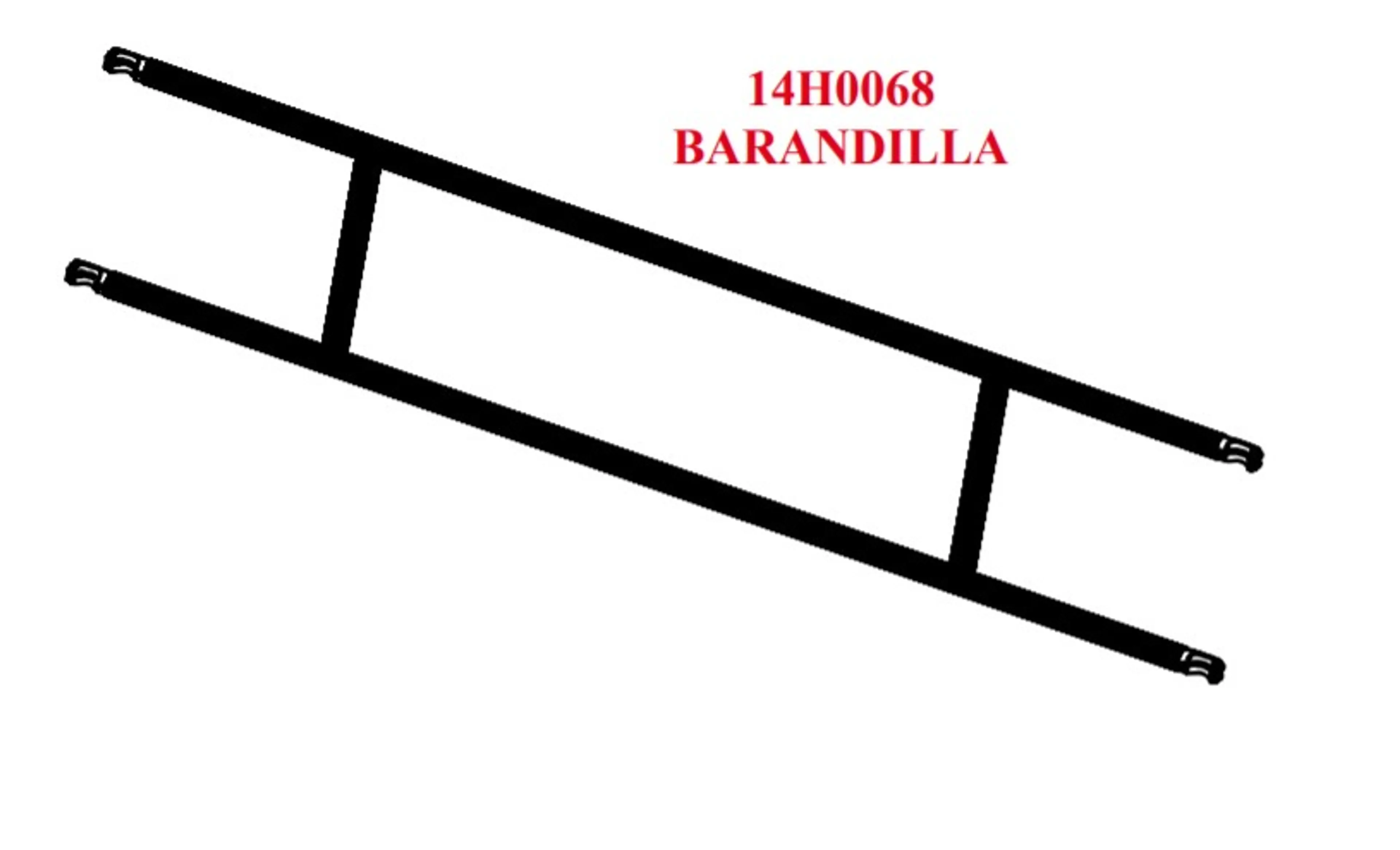 BARANDILLA HORIZONTAL 1,80M ALTEZZA