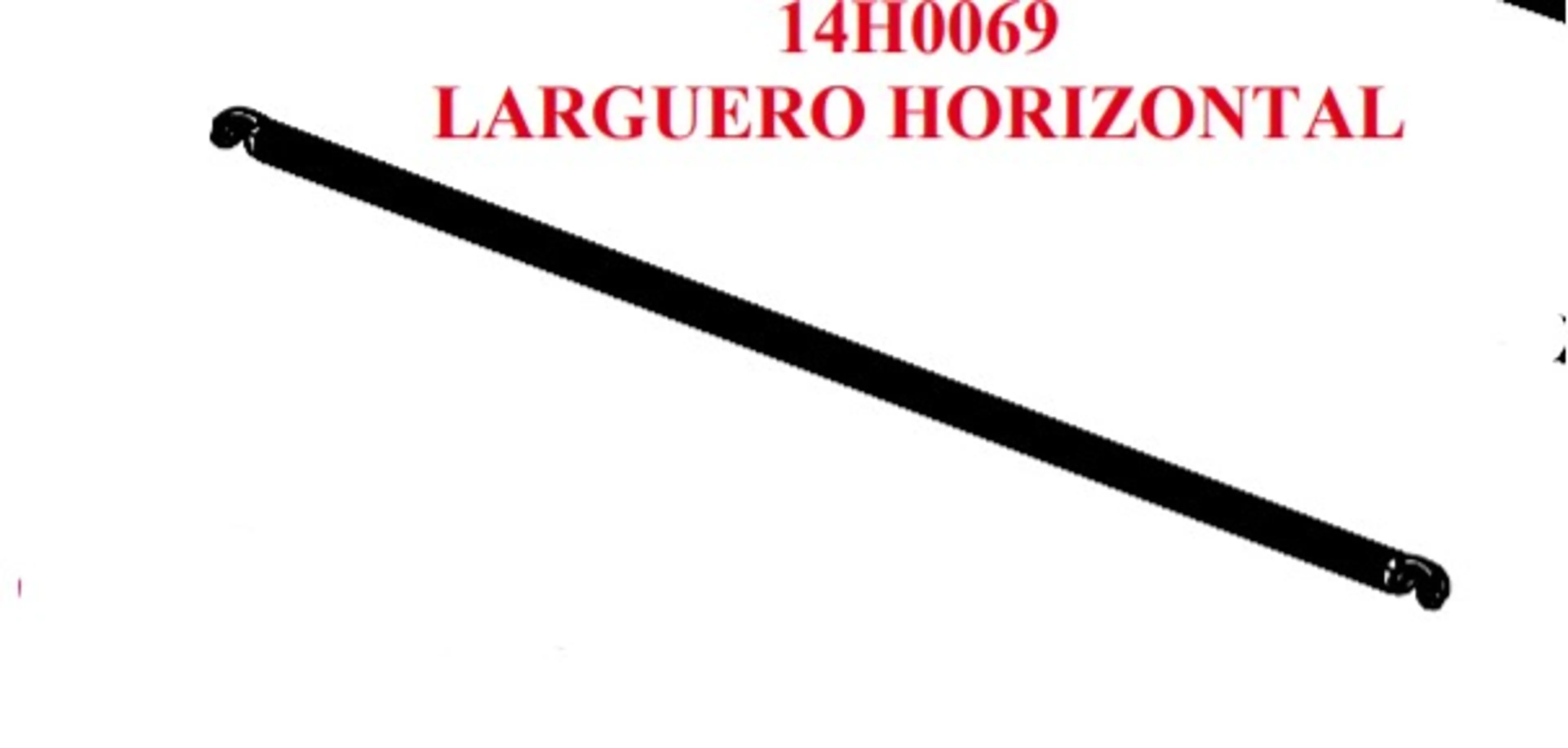 LARGUERO HORIZONTAL 1.80M ALTEZZA L