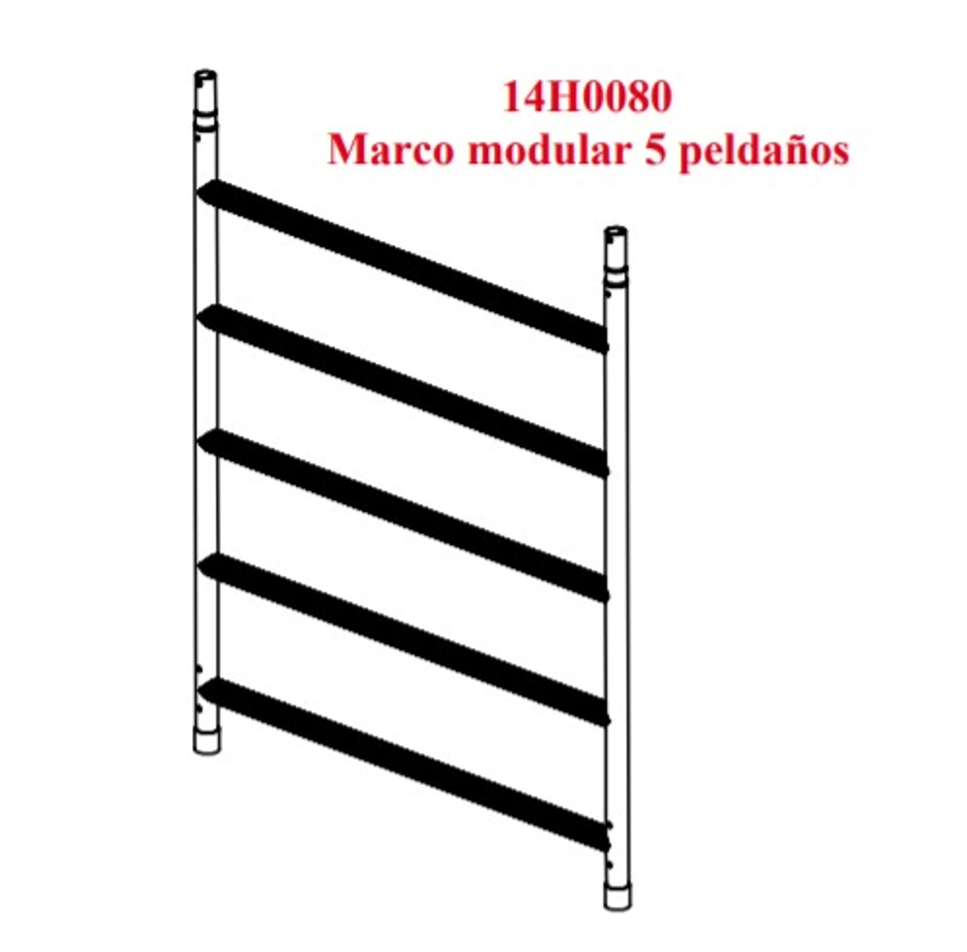 MARCO ANDAMIO 5 PELDAÑOS ALTEZZA L