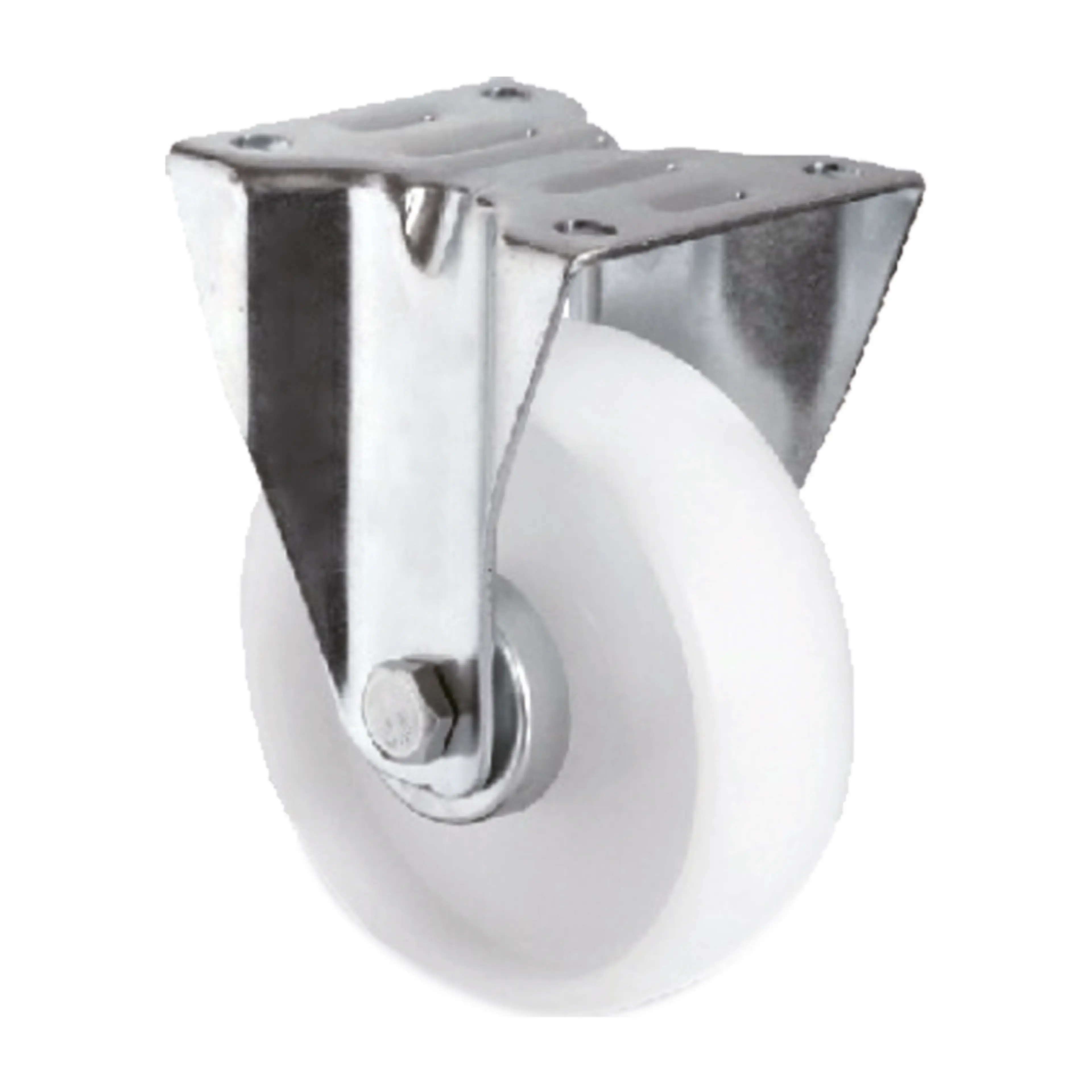 RUEDA PREMIUM NBR 80 PLACA FIJA