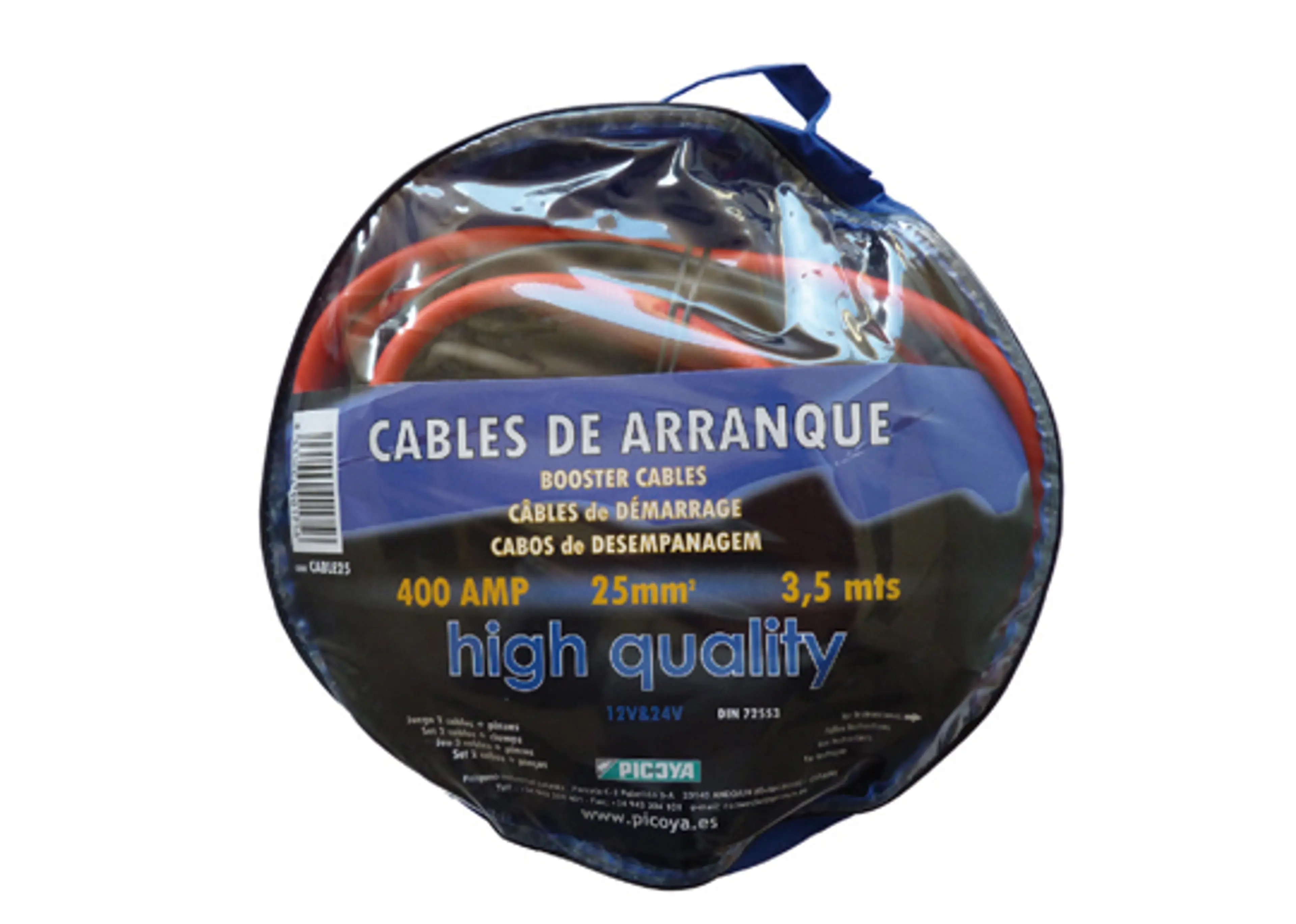 CABLES ARRANQUE 25MM 2-3,5MTS