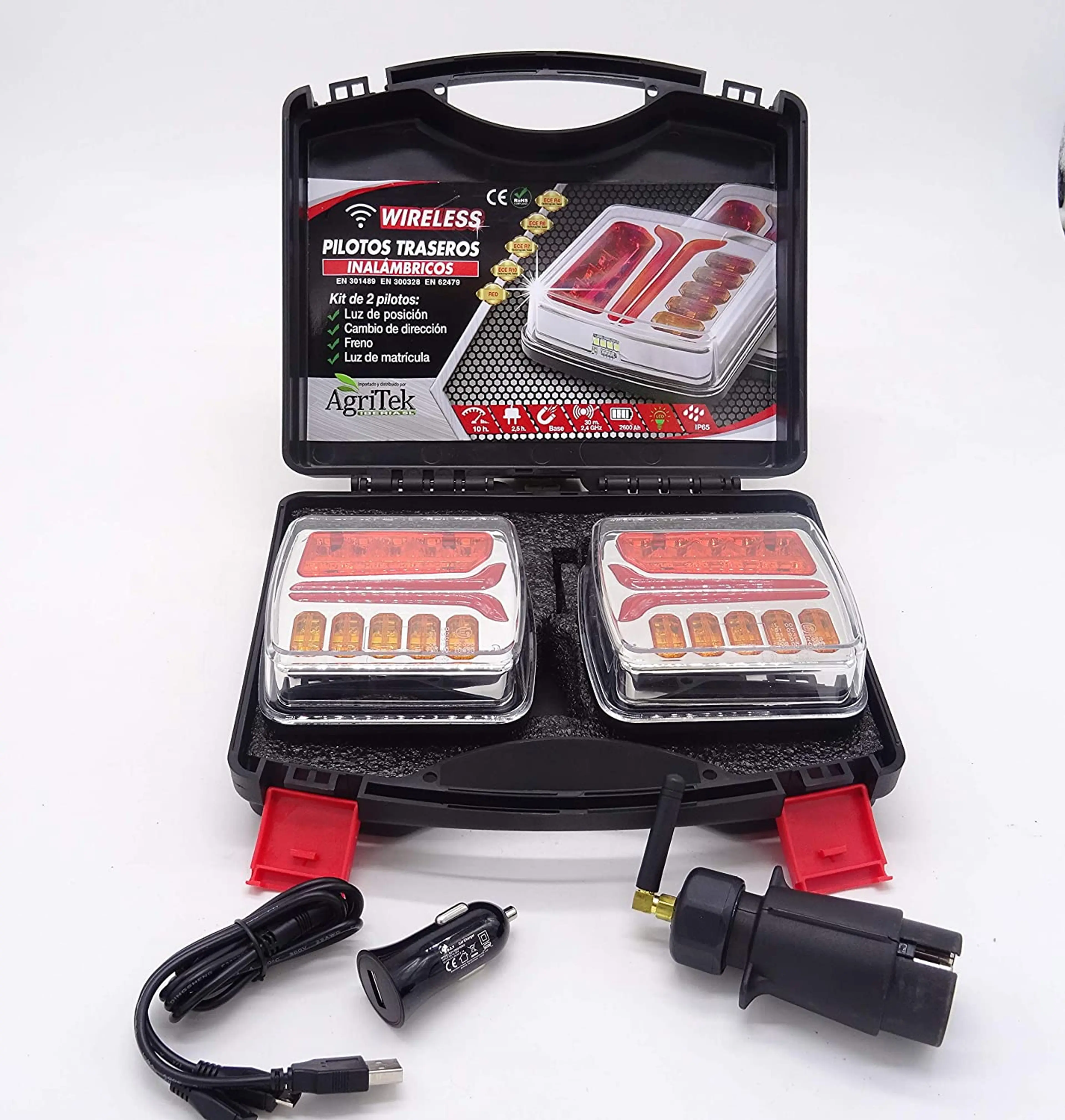 KIT PILOTOS LED WIRELESS REMOLQUE