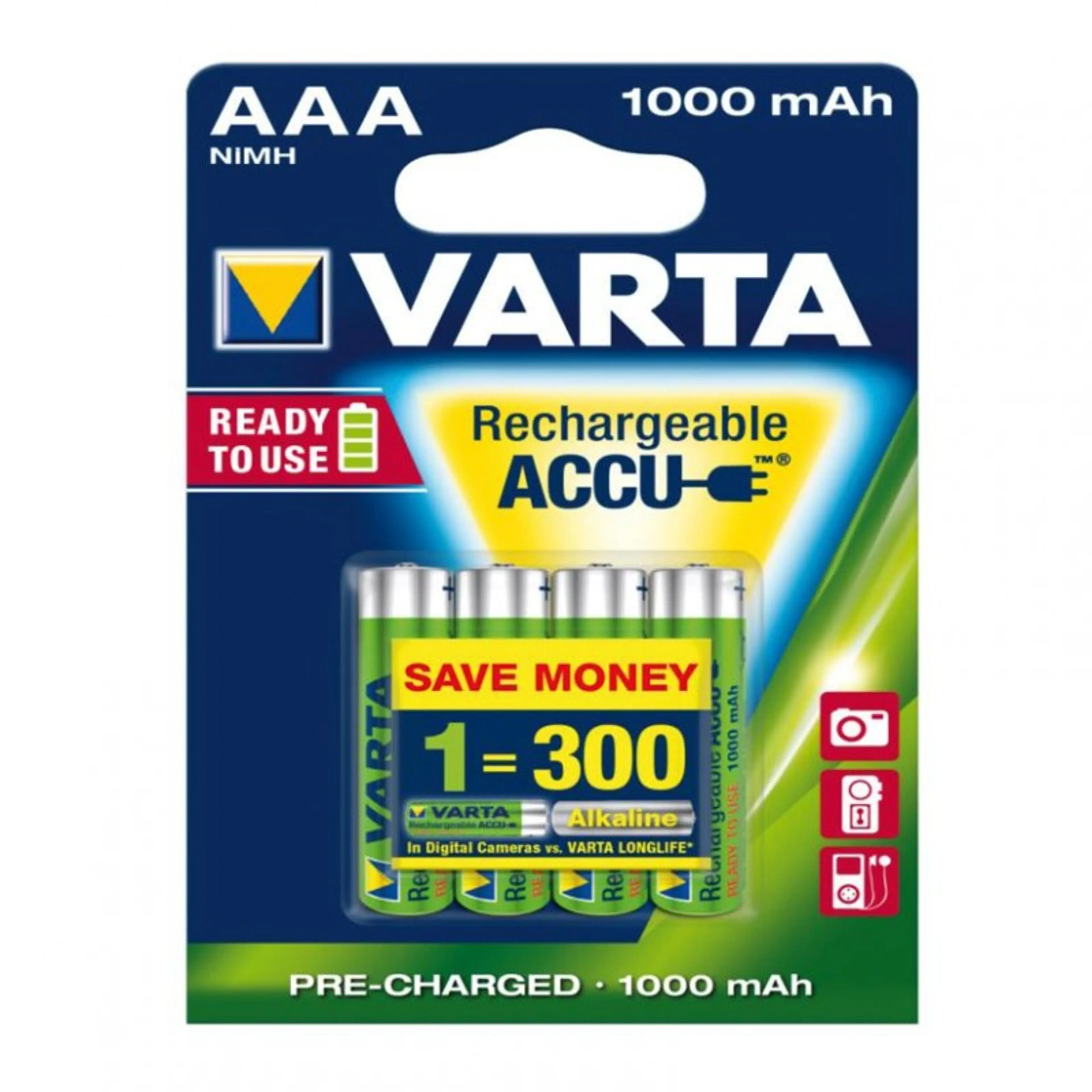 PILA RECARGABLE AAA 800MAH
