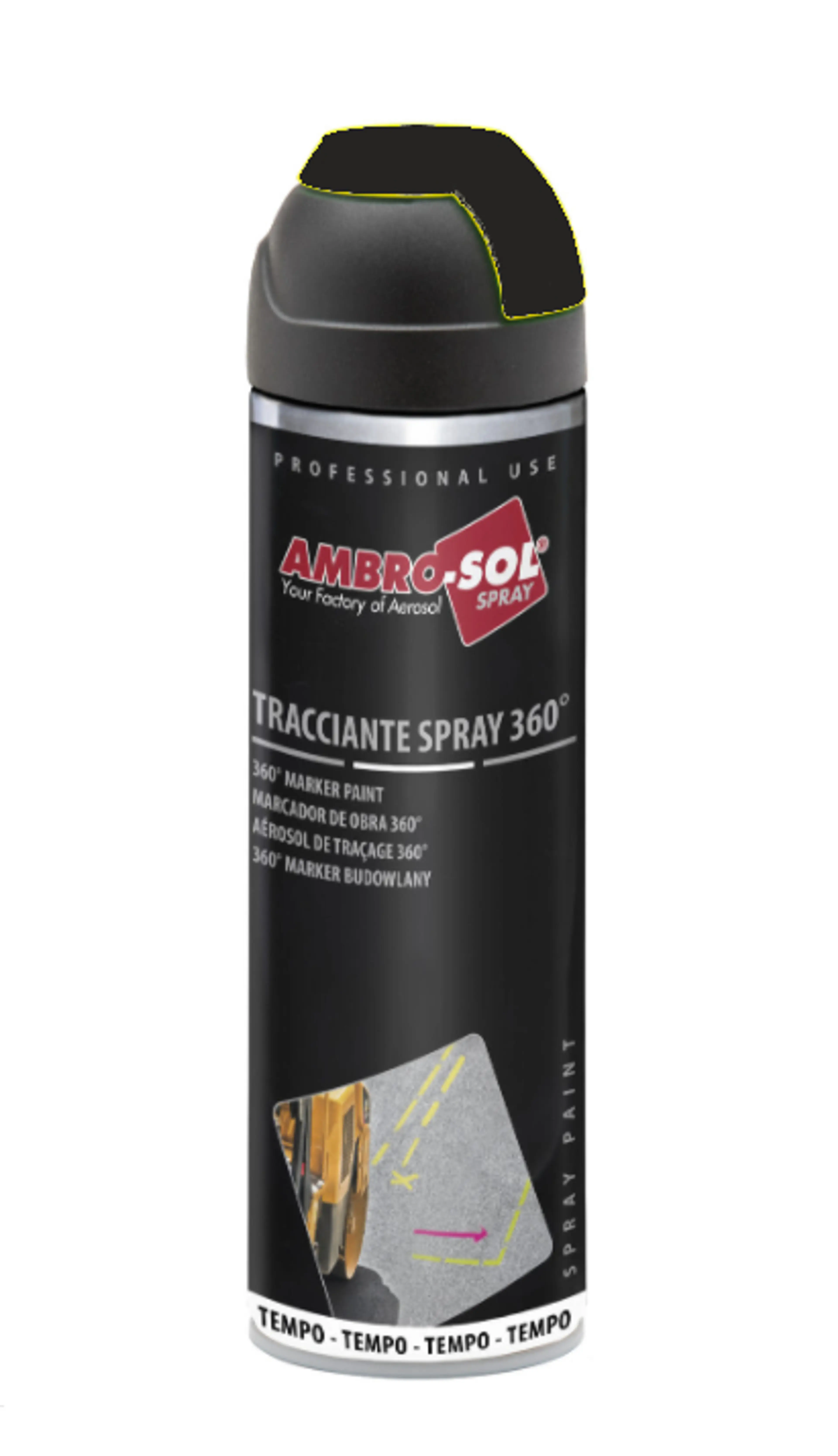 MARCADOR 360º AMARILLO FLUORESCENTE