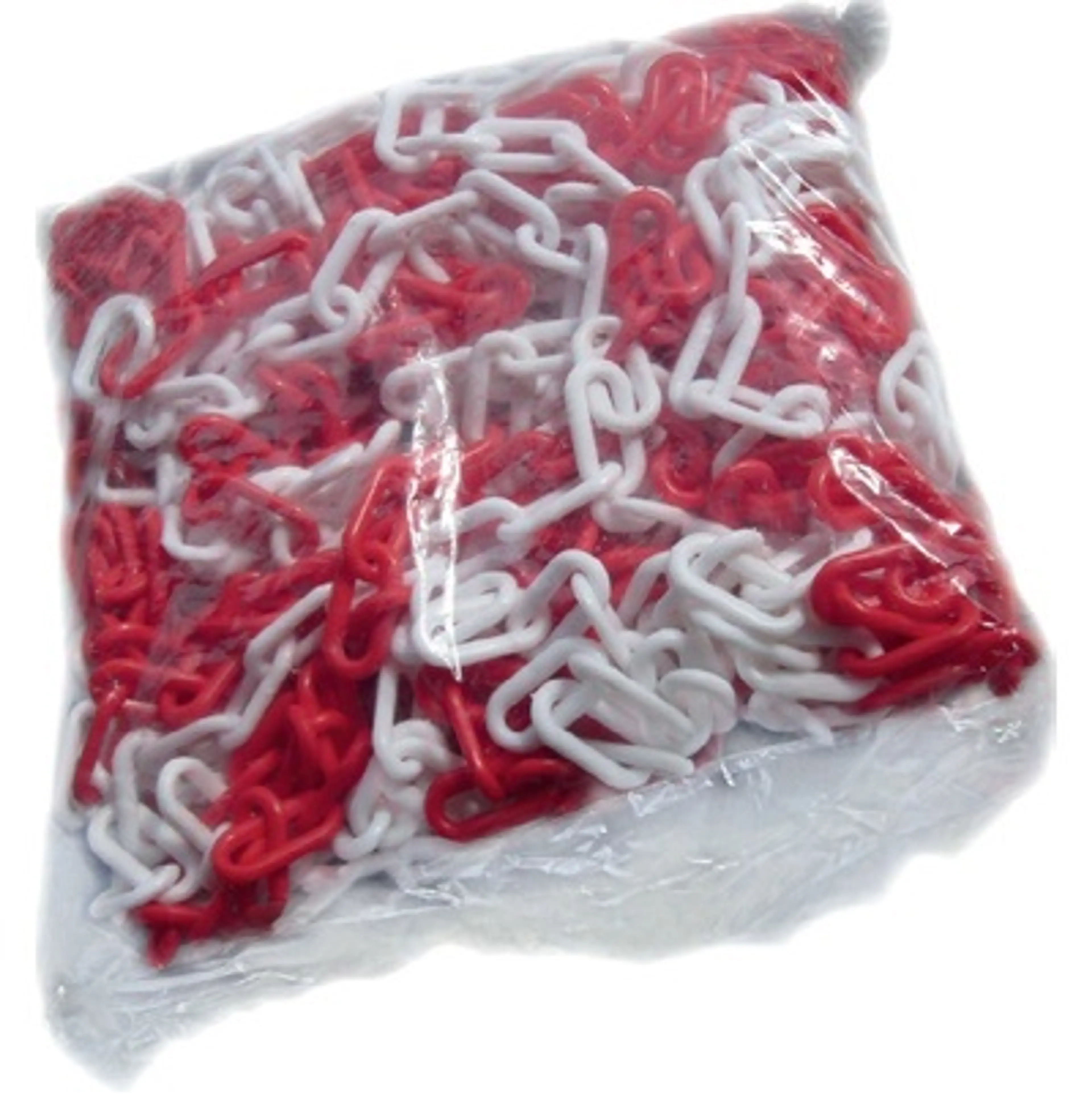 CADENA PVC ROJO/BLANCO 8MM (25M)