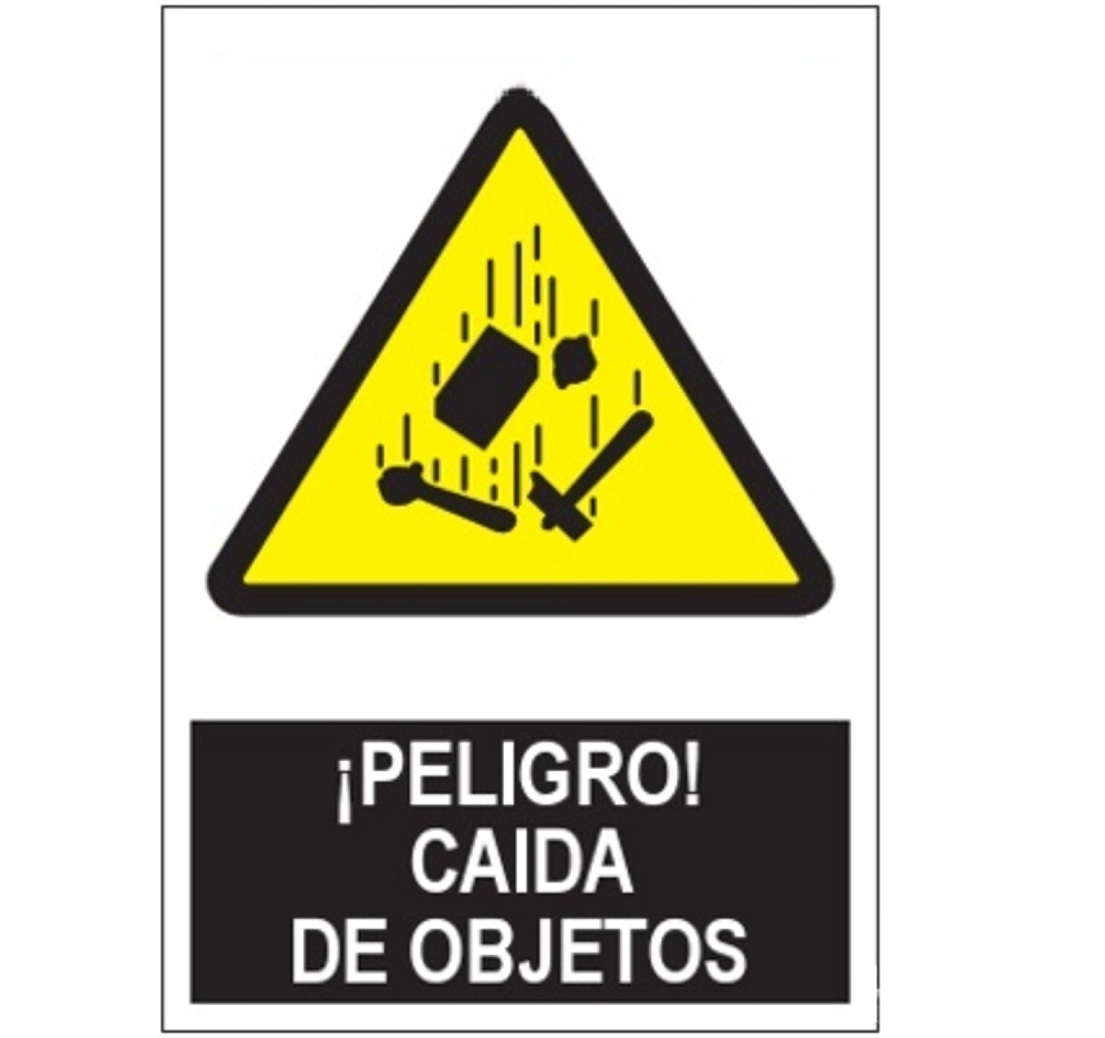 SEÑAL PELIGRO CAIDA DE OBJETOS