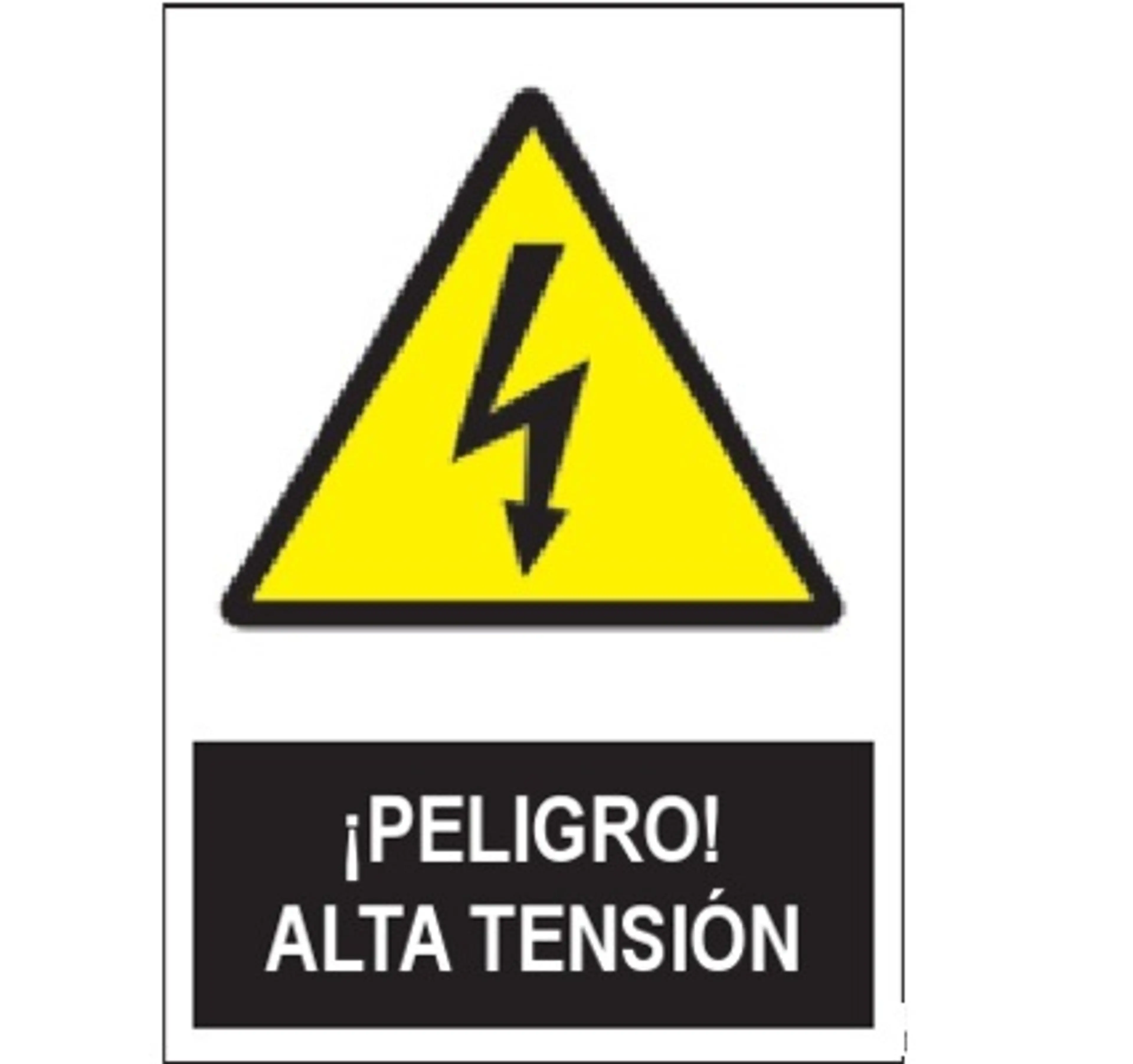 SEÑAL PELIGRO ALTA TENSION