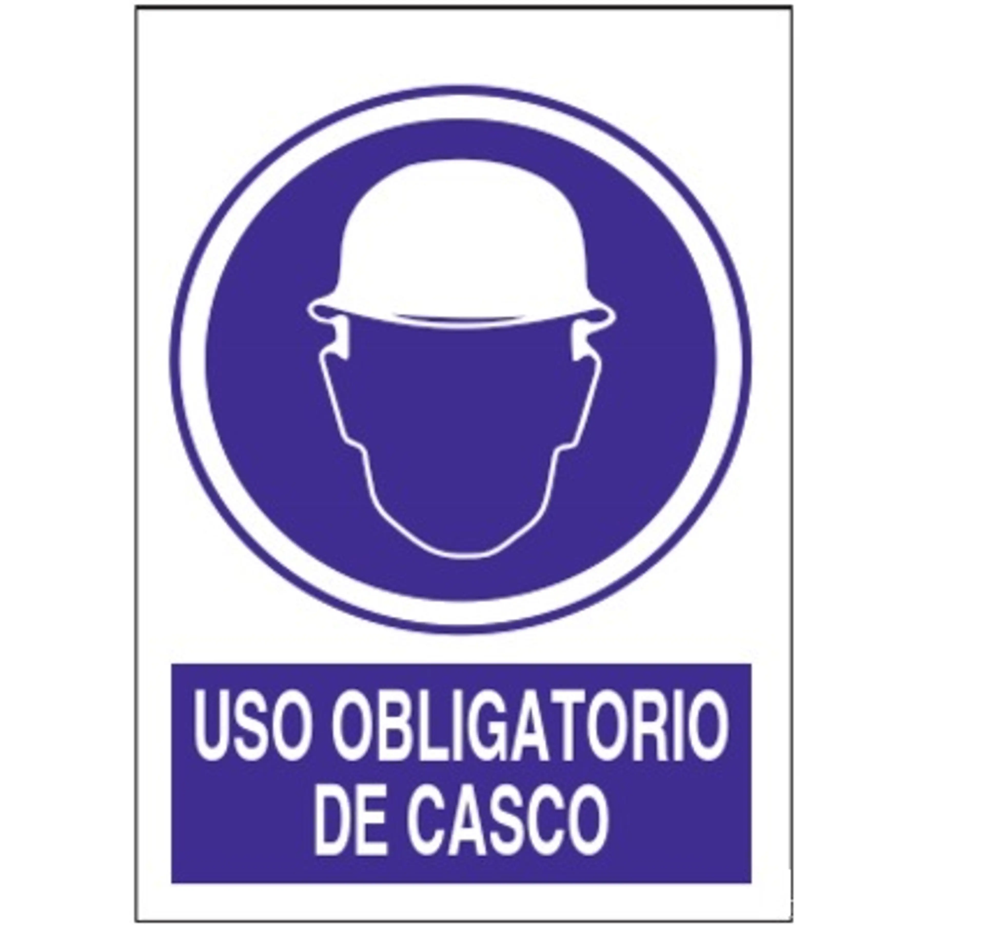 SEÑAL USO OBLIGATORIO CASCO
