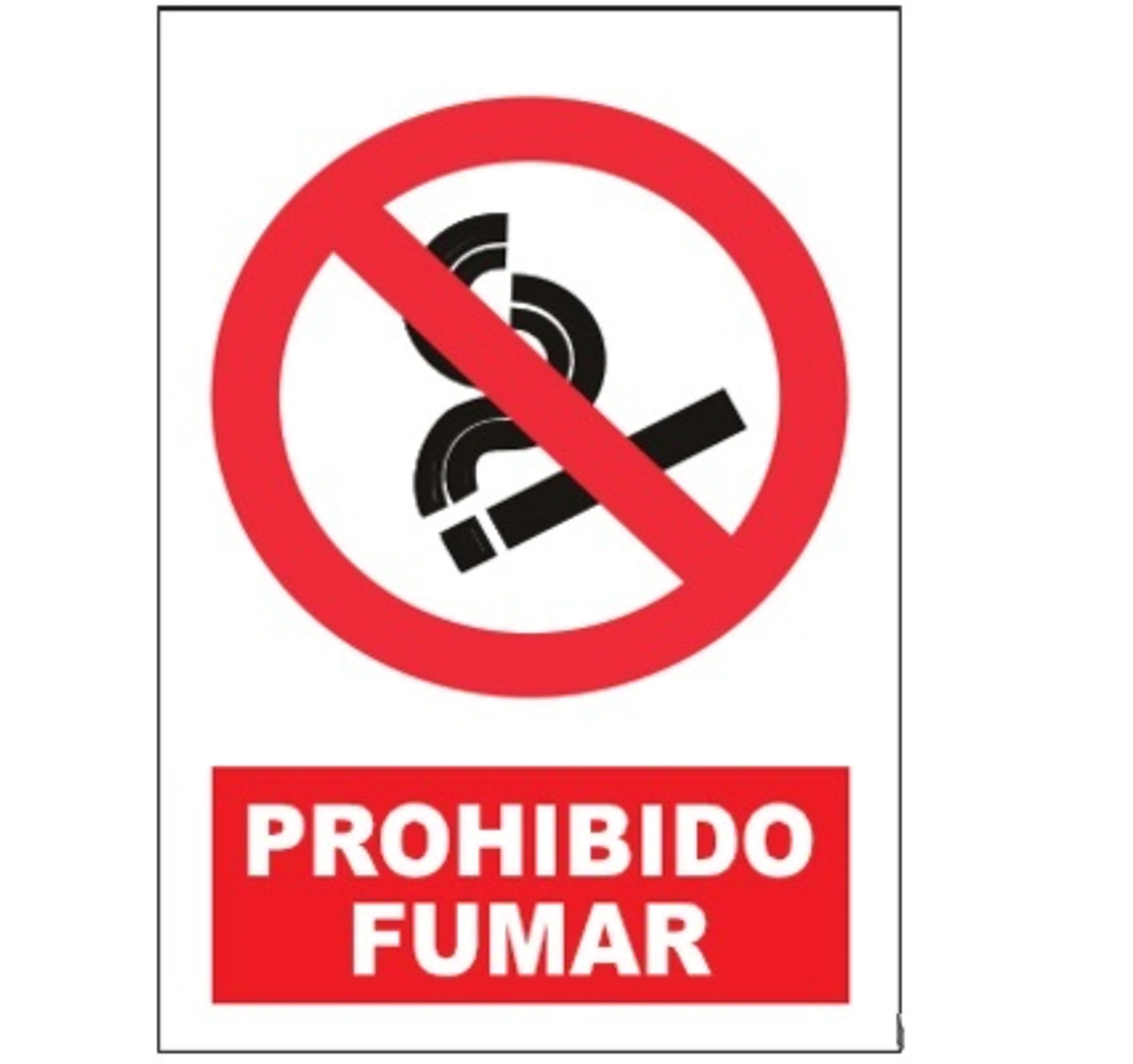 SEÑAL PROHIBIDO FUMAR