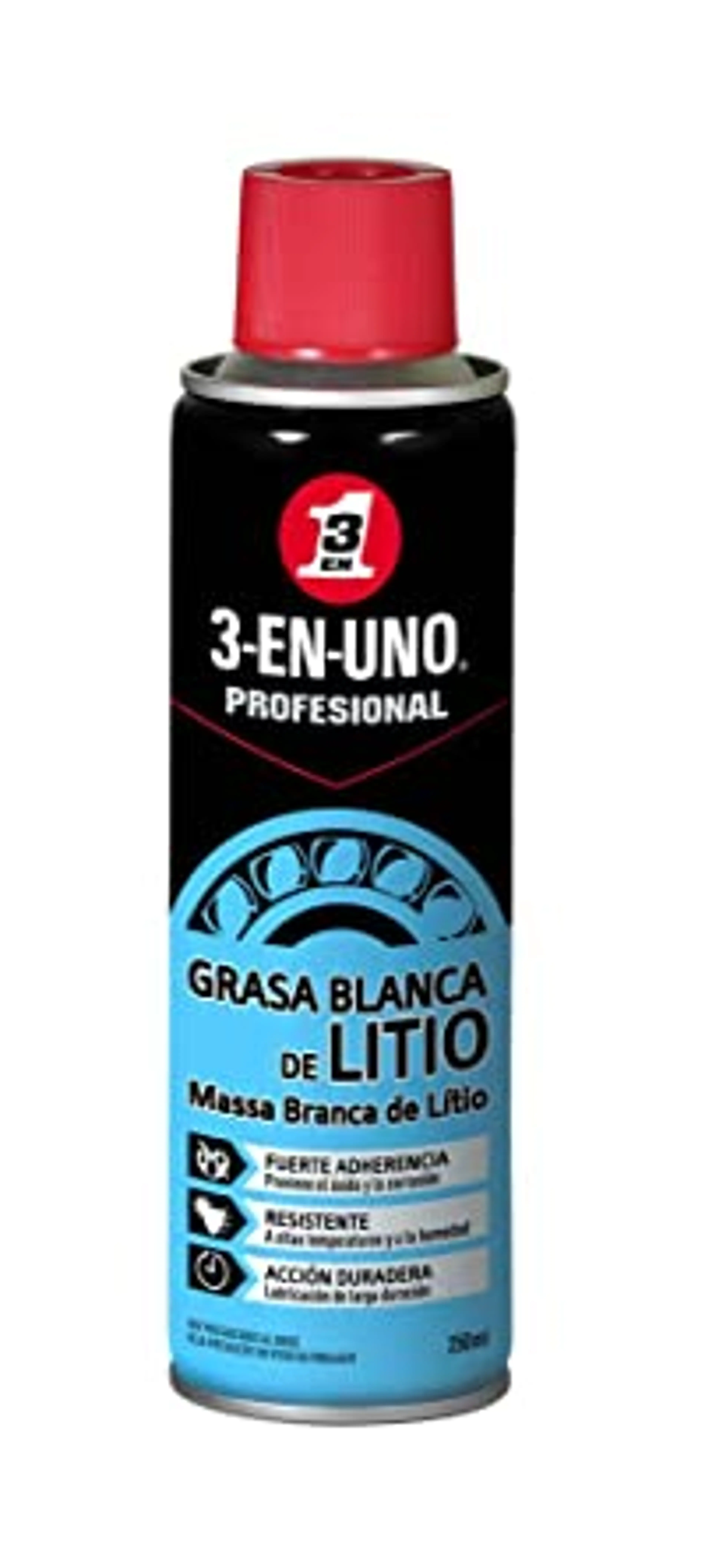3EN1 GRASA BLANCA LITIO SPRAY 250ML